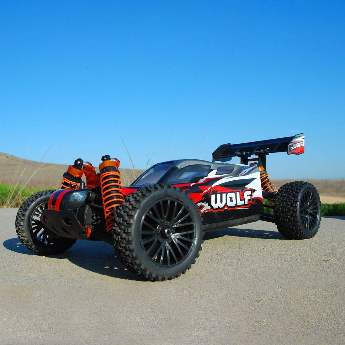 DHK 8133 WOLF 1 10 4WD 40km h 60A Brushed Off road Vehicle 4WD RC Car Stirlingkit