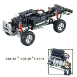 HG-P417 1/10 2.4G Simulation Middle East Pickup Truck RC RTR 4X4 4WD Rally Car - stirlingkit