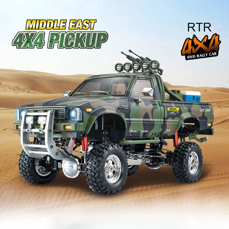 HG-P417 1/10 2.4G Simulation Middle East Pickup Truck RC RTR 4X4 4WD Rally Car - stirlingkit