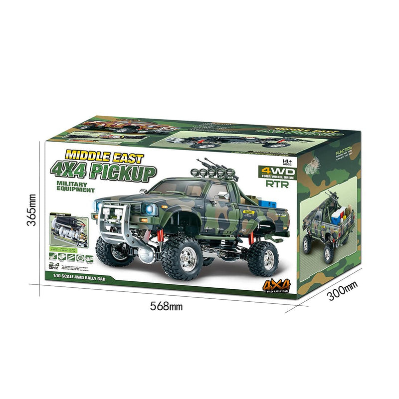 HG-P417 1/10 2.4G Simulation Middle East Pickup Truck RC RTR 4X4 4WD Rally Car - stirlingkit