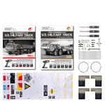 HG-P803A 1/12 2.4G 8 x 8 RC Car Dump Truck U.S. Military Truck with Light Sound Function - stirlingkit