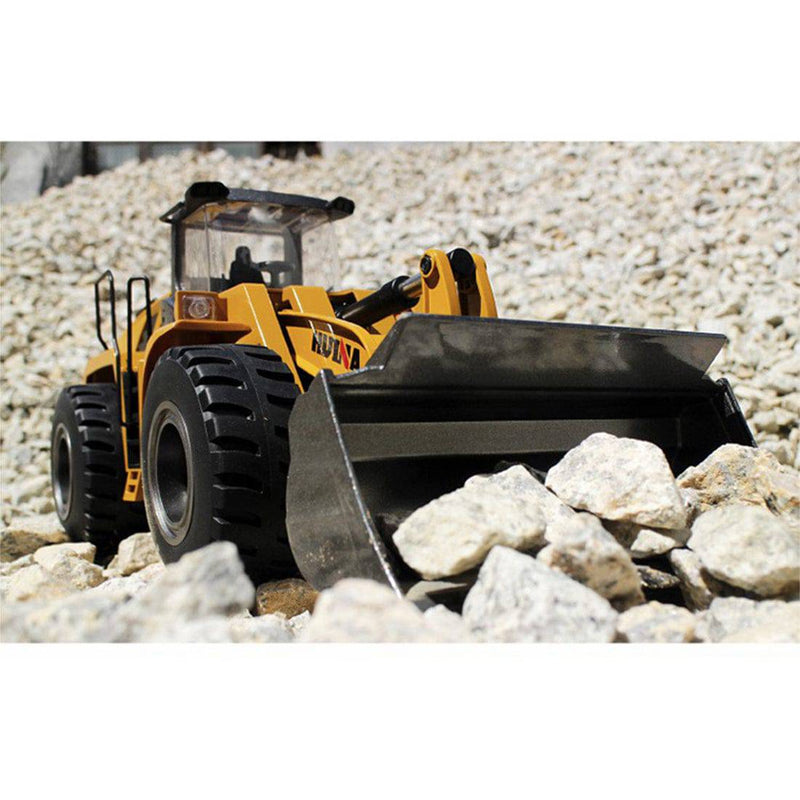 Huina 1583 1/14 10CH  Remote Control Bulldozer Car Truck Engineering Vehicle - stirlingkit