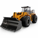 Huina 1583 1/14 10CH  Remote Control Bulldozer Car Truck Engineering Vehicle - stirlingkit