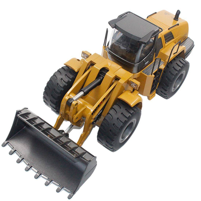 Huina 1583 1/14 10CH  Remote Control Bulldozer Car Truck Engineering Vehicle - stirlingkit