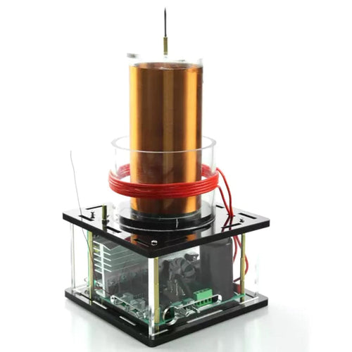 Large Solid State Musical Tesla Coil with Voltage Converter 220V to 110V  - US Plug - stirlingkit