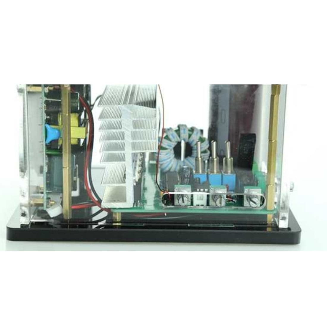 Large Solid State Musical Tesla Coil with Voltage Converter 220V to 110V  - US Plug - stirlingkit