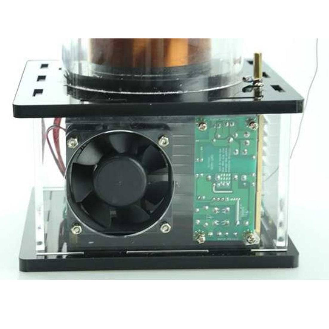 Large Solid State Musical Tesla Coil with Voltage Converter 220V to 110V  - US Plug - stirlingkit