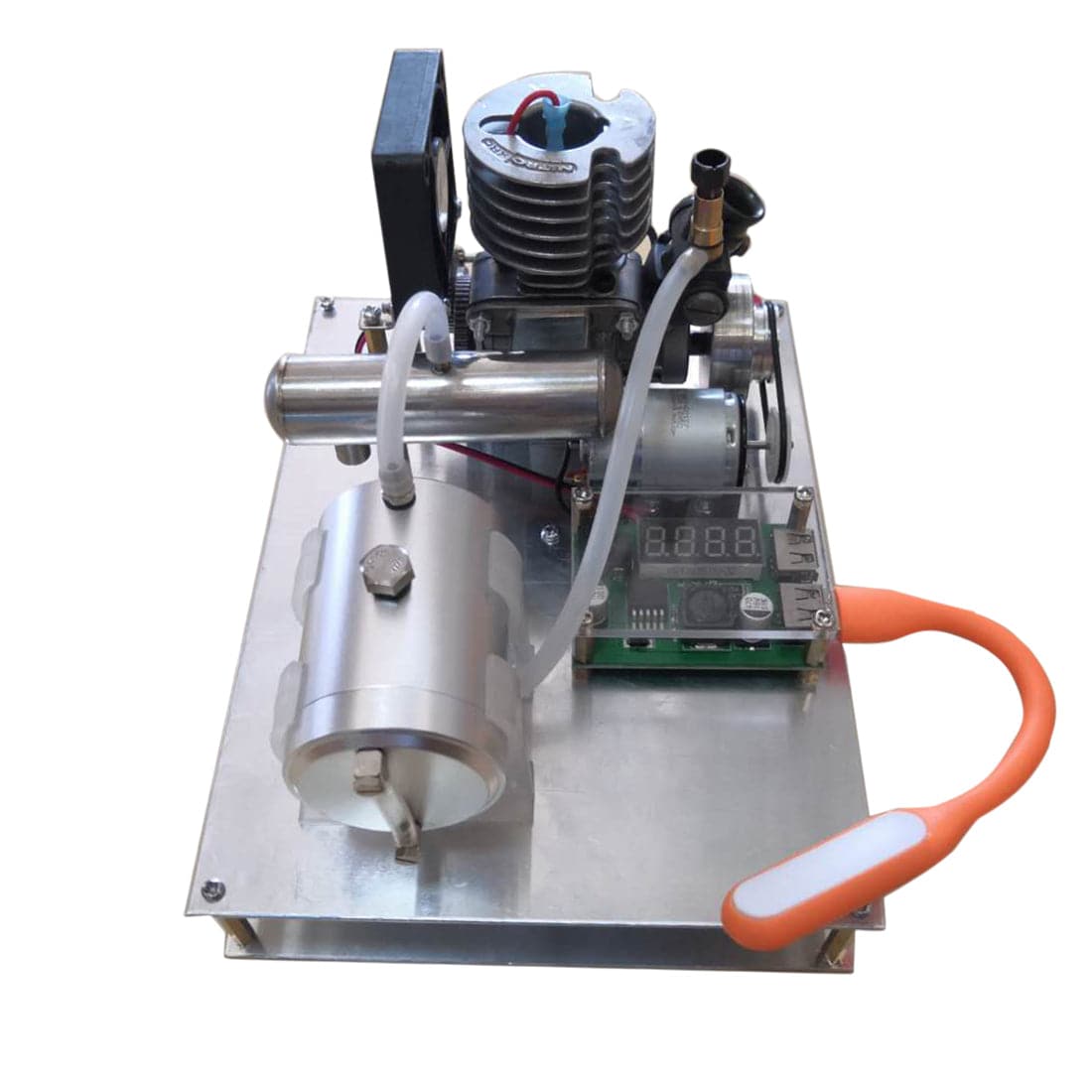 Modified Generator Modified 2 stroke Single Cylinder Air-cooled Gasoline Engine 12V ...