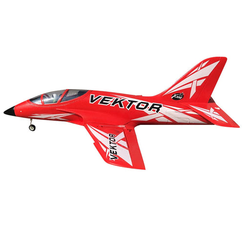 VEKTOR RC Airplane PNP 650mm Wingspan EPO Bypass Aircraft with Motor Servo Landing Gear - stirlingkit