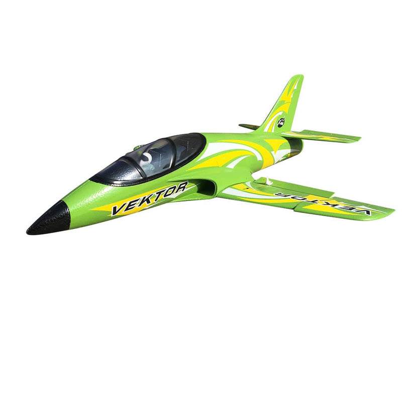 VEKTOR RC Airplane PNP 650mm Wingspan EPO Bypass Aircraft with Motor Servo Landing Gear - stirlingkit