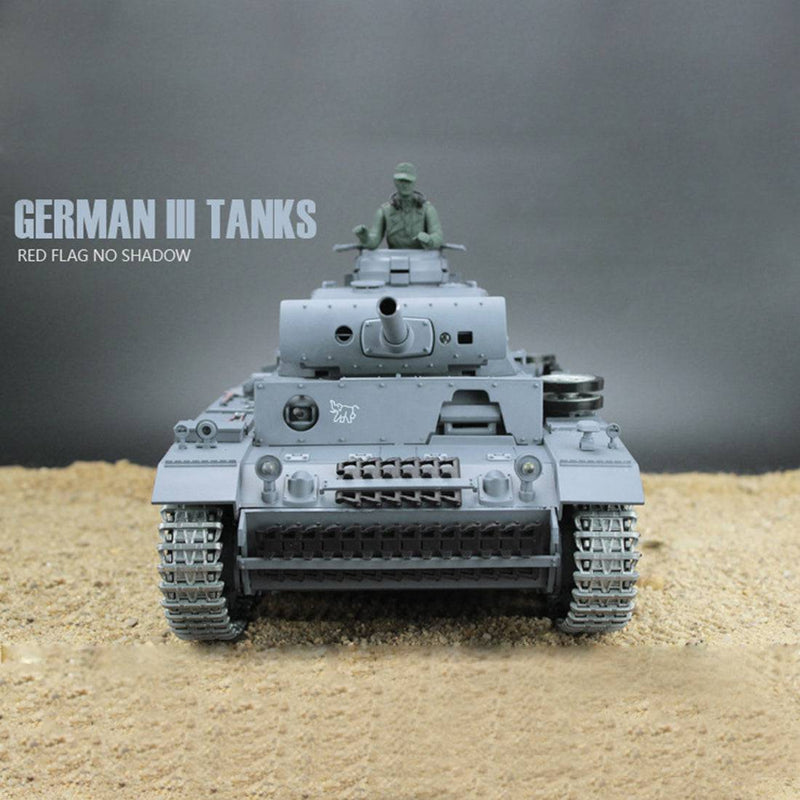 Simulated 1:16 German III L Tank 2.4G Remote Control Model Military Tank - stirlingkit