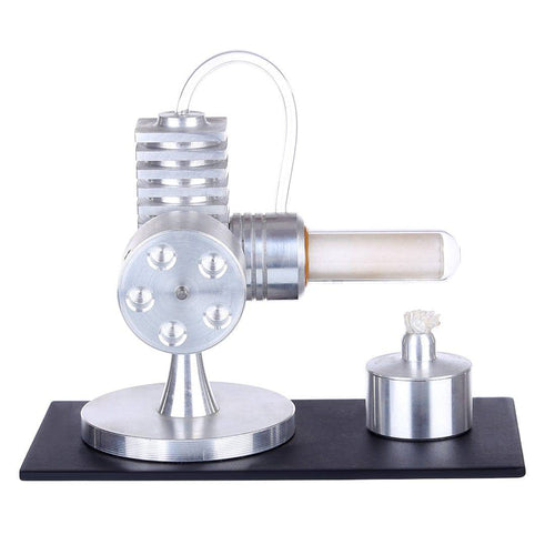 Single Cylinder Stirling Engine Model External Combustion Heat Steam Power Physics Science Experiment Engine Model - stirlingkit