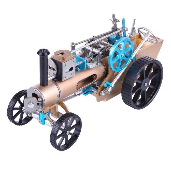 Steam Car Model Full Metal Model Toy Collection Gift Decor All-metal High Challenge Assembly Kit - stirlingkit