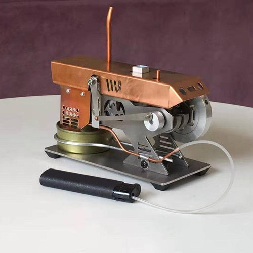 Stirling Engine Kit Alcohol Powered Tractor Headstock Shape Engine Model - stirlingkit