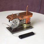 Stirling Engine Kit Alcohol Powered Tractor Headstock Shape Engine Model - stirlingkit