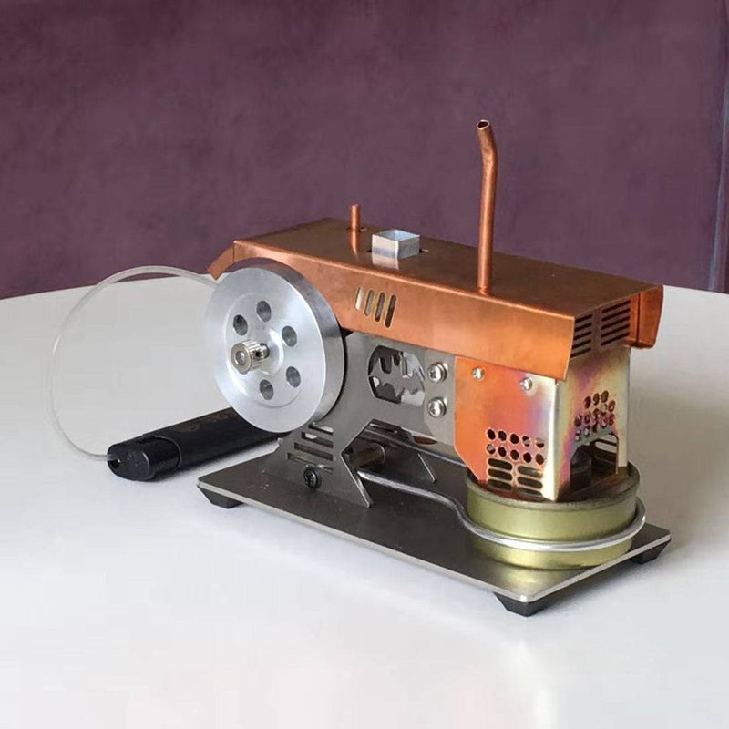 Stirling Engine Kit Alcohol Powered Tractor Headstock Shape Engine Model - stirlingkit