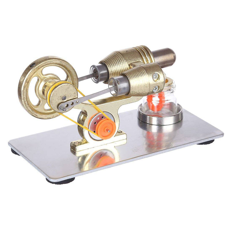 Stirling Engine Kit with Electric Generator Hot Air Physics Science Kits Educational Model Toys - stirlingkit