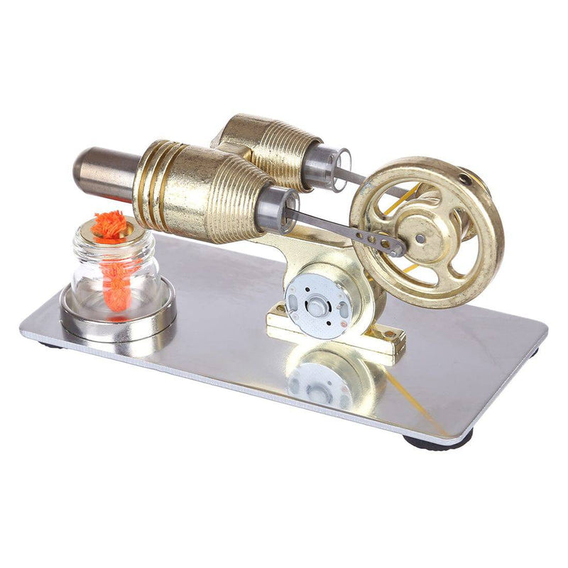 Stirling Engine Kit with Electric Generator Hot Air Physics Science Kits Educational Model Toys - stirlingkit