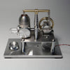 Stirling Engine Model Balance Type Stirling High Performance Generator with Lamp Beads - stirlingkit