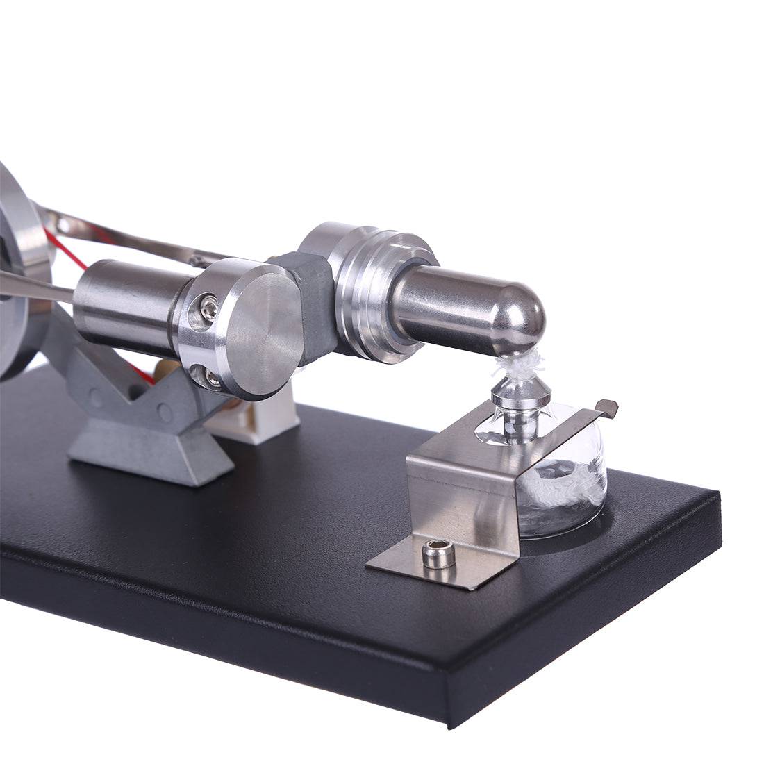 Hot Air Stirling Engine Model DIY Assembly Kit Generator with 4 LED Light - stirlingkit