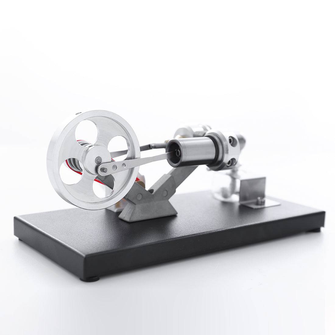 Hot Air Stirling Engine Model DIY Assembly Kit Generator with 4 LED Light - stirlingkit