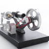 Hot Air Stirling Engine Model DIY Assembly Kit Generator with 4 LED Light - stirlingkit