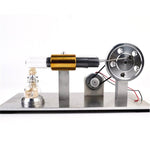 Stirling Engine Model Metal Single Cylinder External Combustion Generator Model DIY Stem Engine Model - stirlingkit