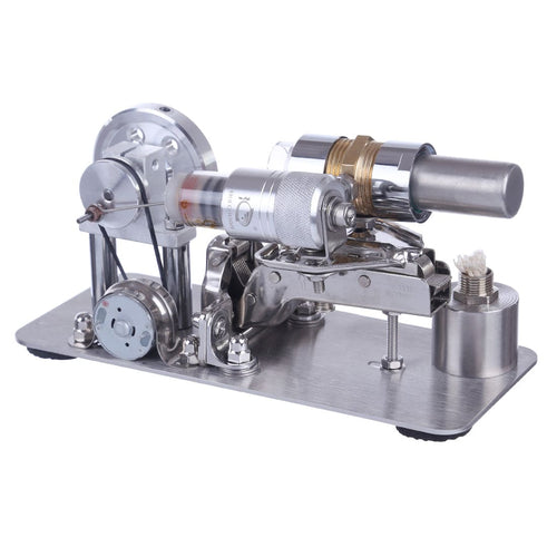Stirling Engine Model Metal Single Cylinder Power Generator Micro External Combustion Engine Stem Model - stirlingkit