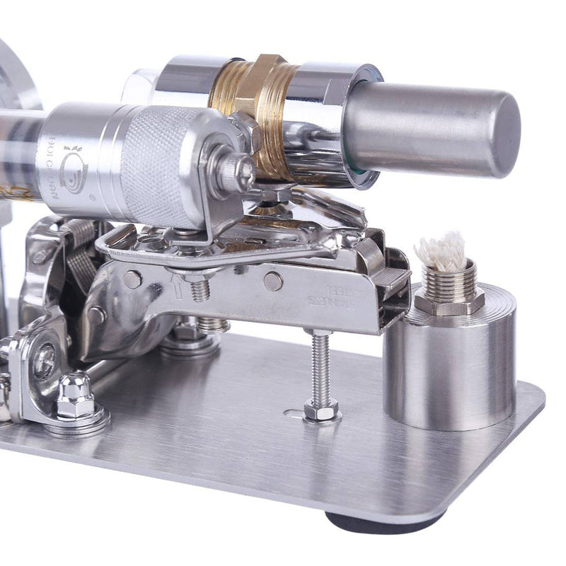 Stirling Engine Model Metal Single Cylinder Power Generator Micro ...