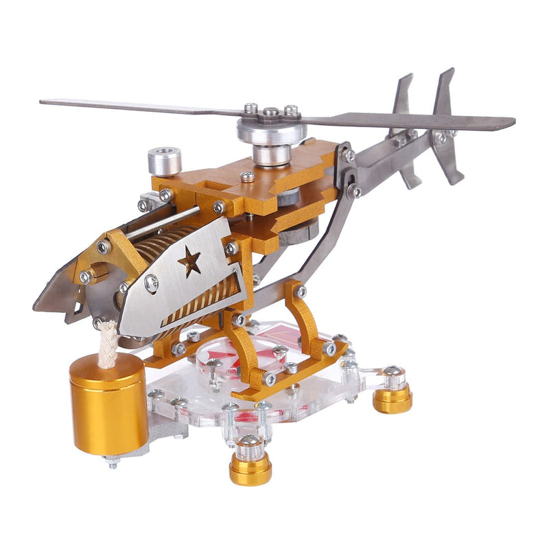 Stirling Engine Model Transport Helicopter Design Model Science Metal Stirling Engine School Educational Equipment Supply - stirlingkit