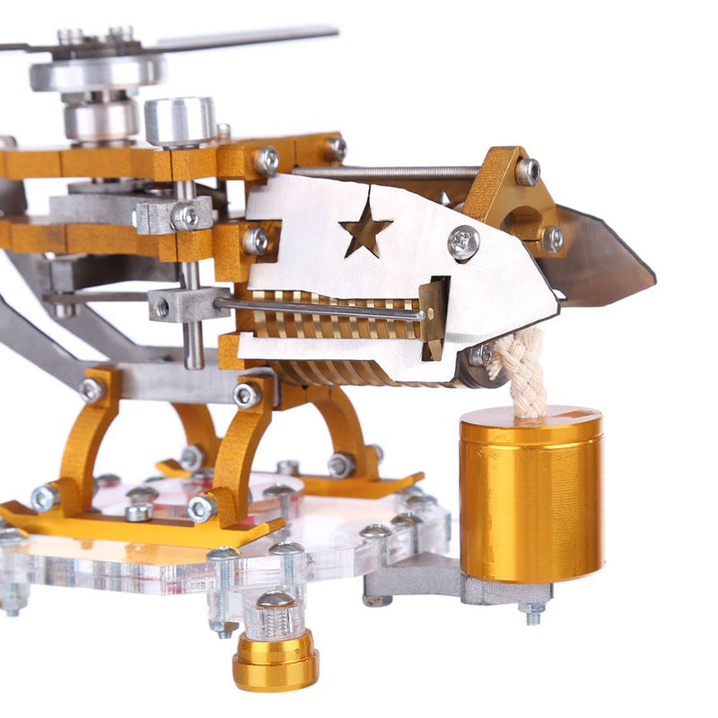 Stirling Engine Model Transport Helicopter Design Model Science Metal Stirling Engine School Educational Equipment Supply - stirlingkit