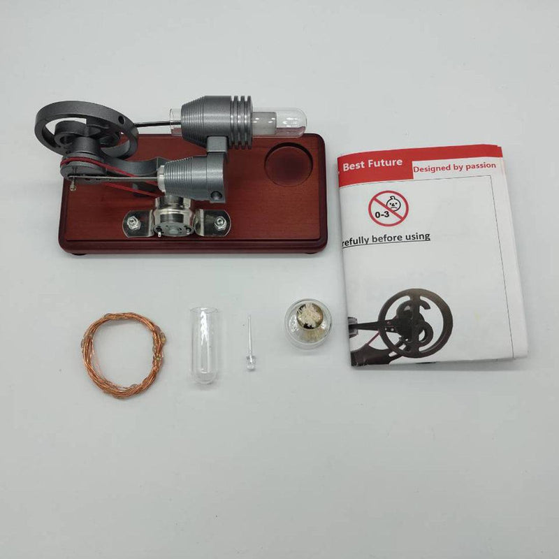 Hetelucht Stirlingmotor Onderwijs Elektriciteitsgenerator Model, Nieuwe Hetelucht Stirlingmotor Onderwijs Elektriciteitsgenerator Model, Nieuwe