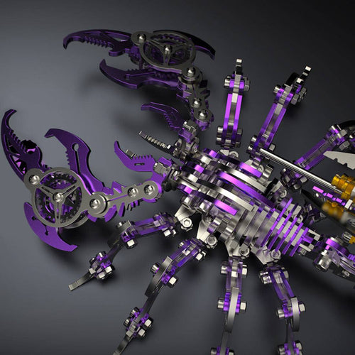 Scorpion King 200Pcs Metal Insect Model Kit 3D DIY Mechanical Assembly Crafts - stirlingkit