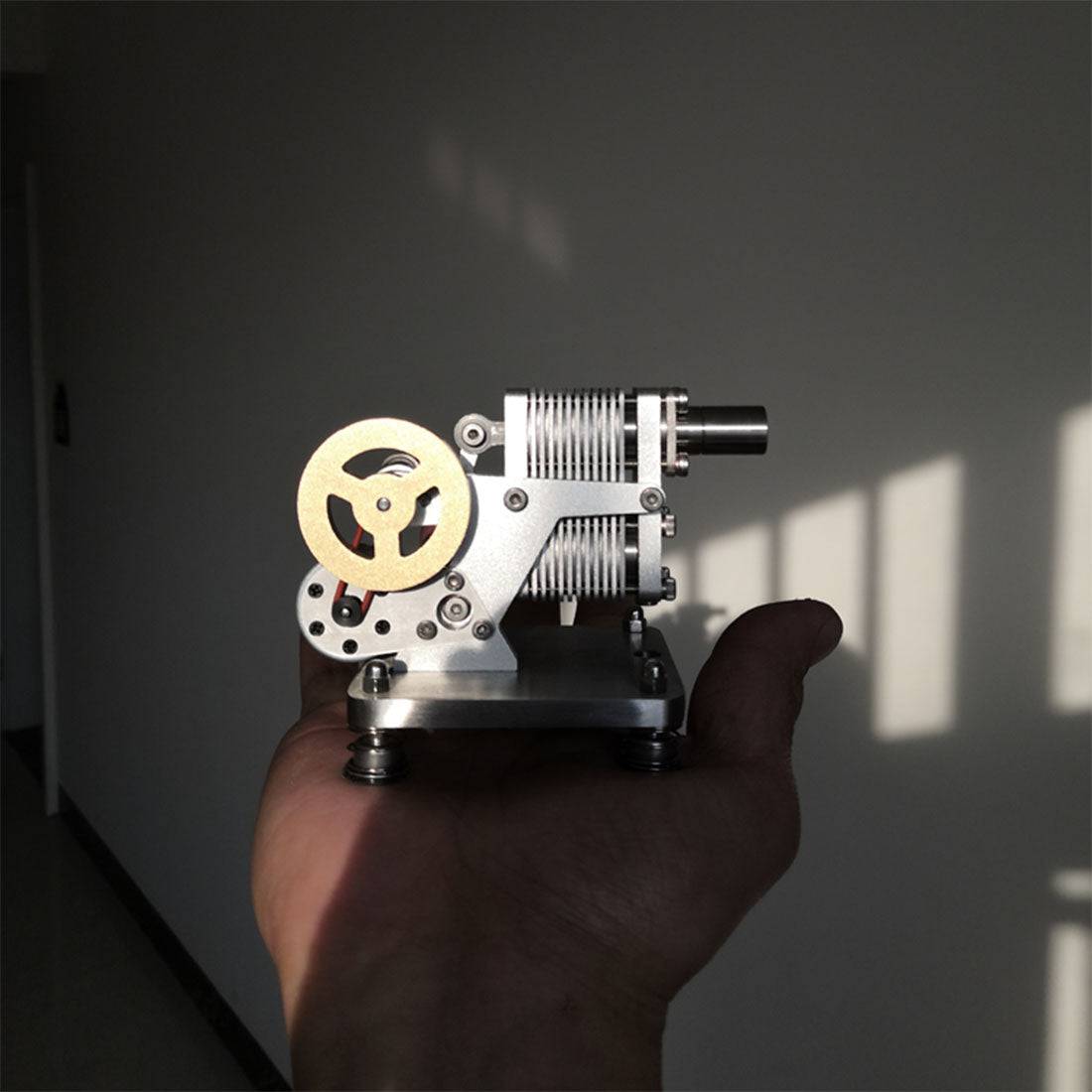 stirlingkit Full Metal Stirling Engine Model Mini Generator Model Steam Science Educational Engine Toy - stirlingkit