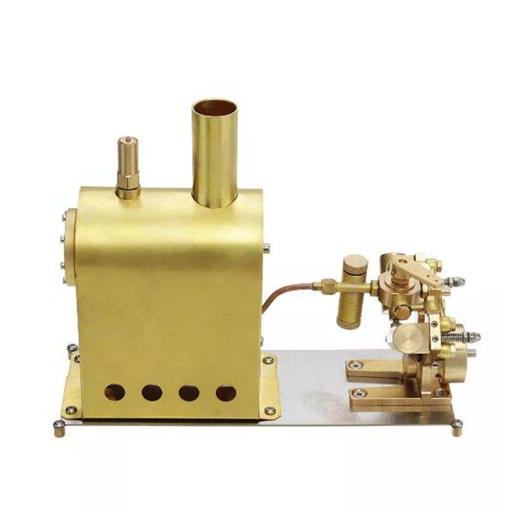 M2C Mini Steam Boiler with Twin Cylinder Marine Steam Engine Stirling Engine Model - stirlingkit