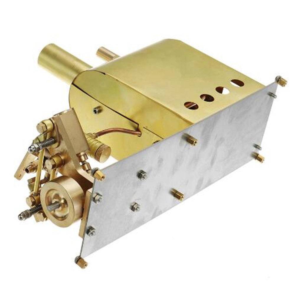 M2C Mini Steam Boiler with Twin Cylinder Marine Steam Engine Stirling Engine Model - stirlingkit