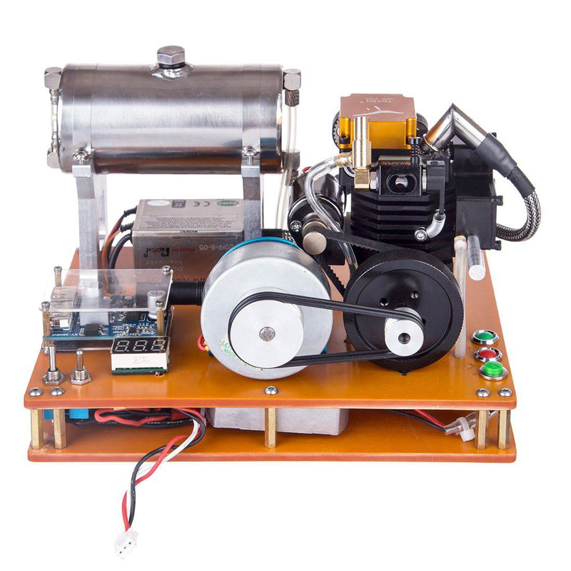 TOYAN 4 stroke Gasoline Engine DIY 12V Electric Generator Science Education Laboratory Engine - stirlingkit