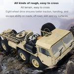 Toyan 1:12 8x8 R/C 2.4G High Horse Horsepower Methanol Gas Powered Military Truck Off-road Vehicle - stirlingkit