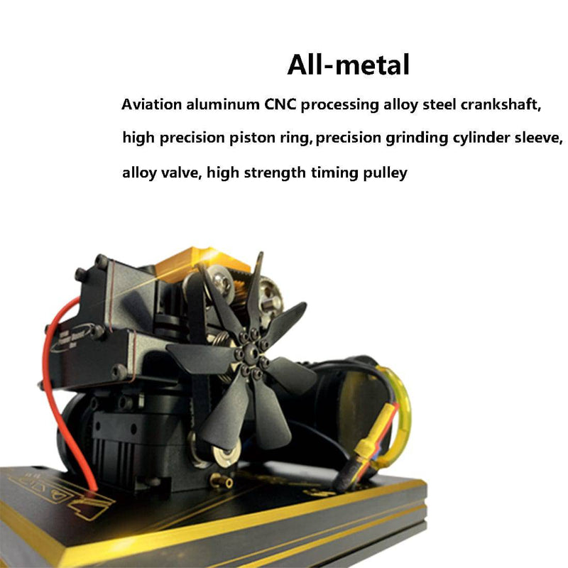Toyan 4 Stroke Methanol RC Engine FS-S100A Set With Base And All Start Kits - stirlingkit