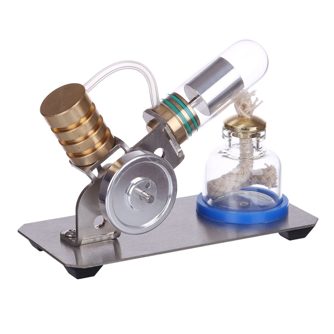 V-shape Stirling Engine Kit Scientific Experiments Model Education Toy - stirlingkit
