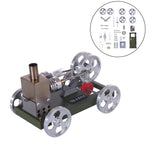 Assembly Stirling Engine Car DIY Model Trolley Vehicle Set Toy - stirlingkit