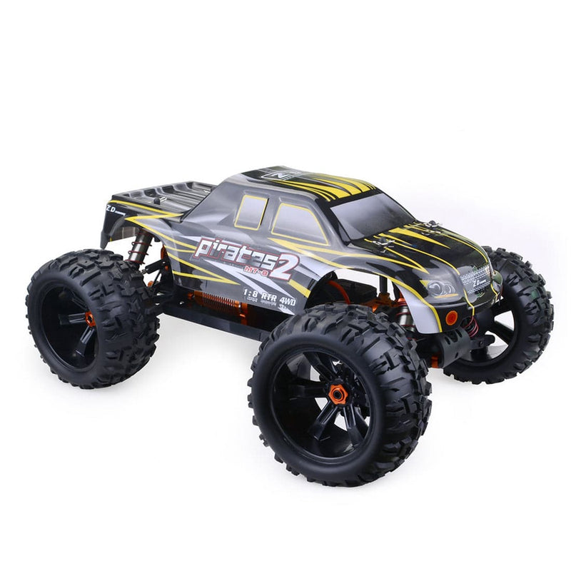 ZD Racing 9116 V3 1/8 2.4G 4WD Brushless Motor RC Car Monster Off-road Truck - RTR Version Black - stirlingkit