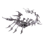 3D Metal Puzzle Scorpion DIY Model Kit Detachable 3D Jigsaw Puzzles - stirlingkit