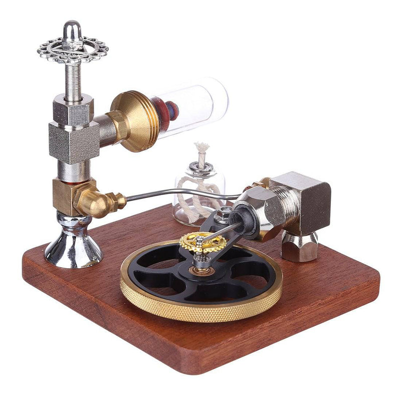 Adjustable Speed Stirling Engine Model with Horizontal Flywheel  Experiment Toy - stirlingkit