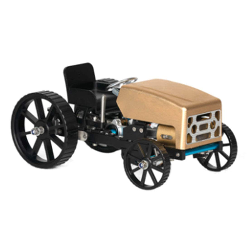 Electrical Model Kit Teching Creative All-metal Retro Car Model High Challenge Assembled ...