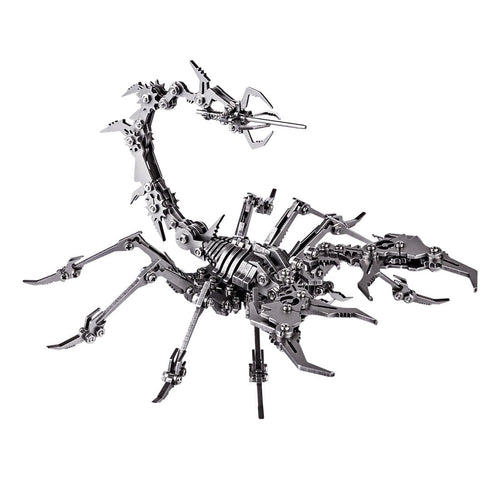 3D Metal Puzzle Scorpion DIY Model Kit Detachable 3D Jigsaw Puzzles - stirlingkit