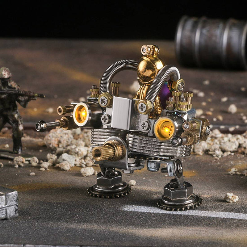 6PCS Metal Mech DIY Mini Set Robot Educational Toy Gift - Blind Box - stirlingkit