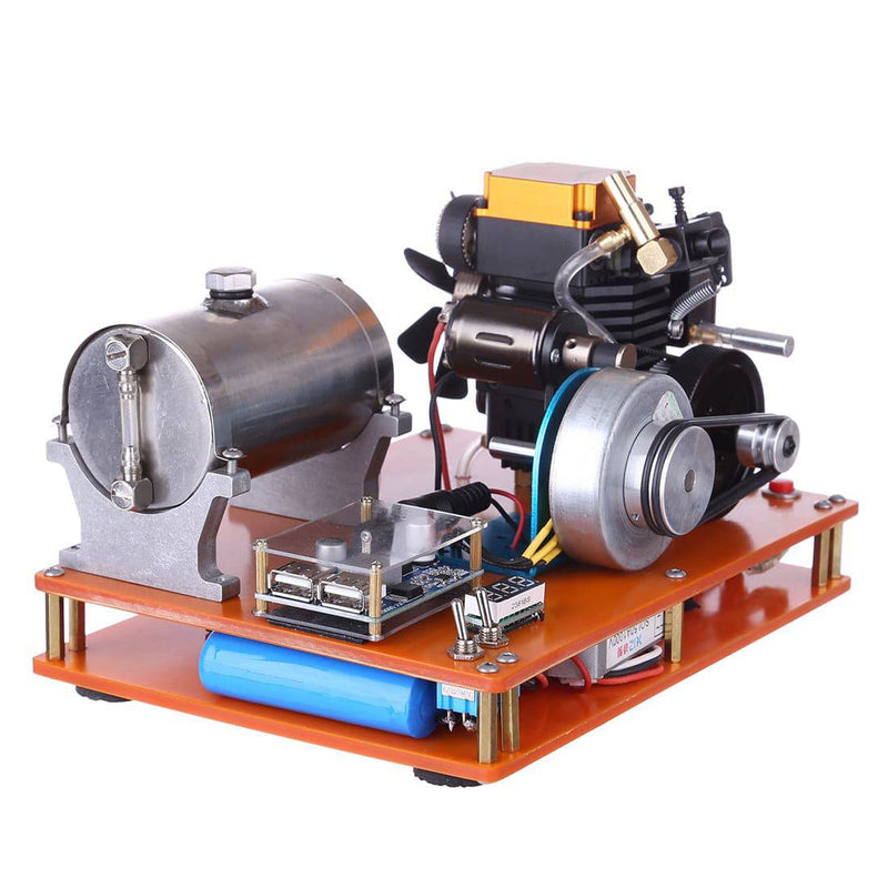 TOYAN 4 stroke Methanol Engine DIY 12V Electric Generator Science Education Laboratory Engine - stirlingkit