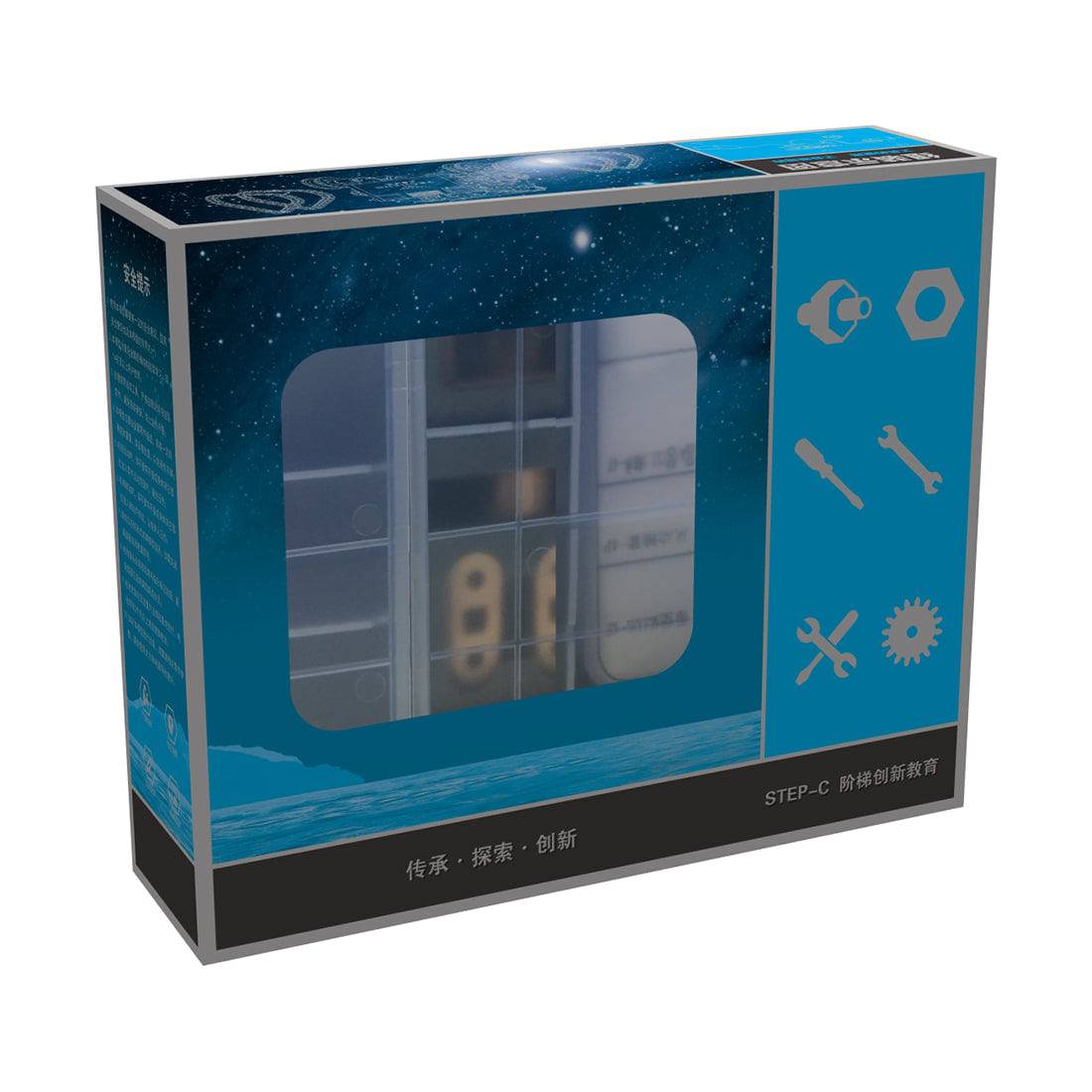TECHING DIY Traiblazers 1 Self-assembled APP Control Smart Delicate Robot for Android System - stirlingkit