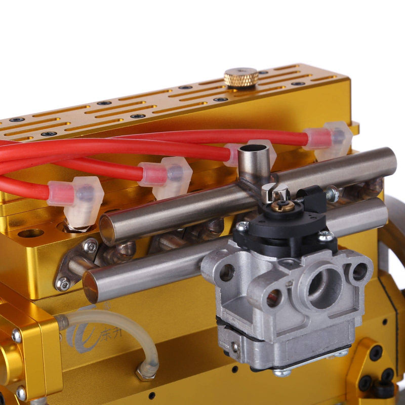 Rc Inline Engine 32cc Four-cylinder In-line Water-cooled Gasoline Engine for RC Car Ship ...